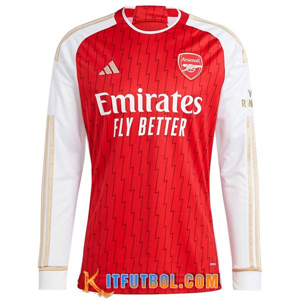 Camisetas De Futbol Arsenal Primera Manga Largas 2023/2024