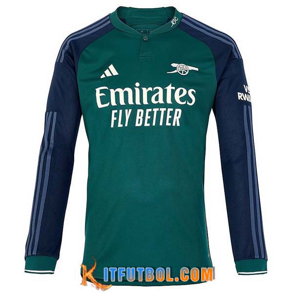 Camisetas De Futbol Arsenal Tercera Manga Largas 2023/2024