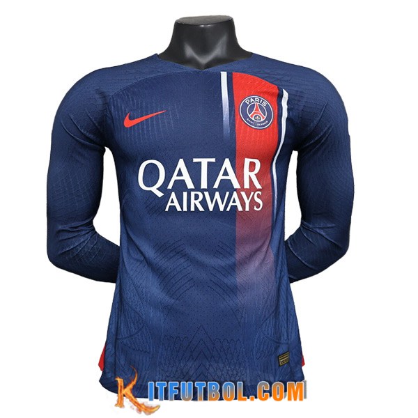 Camisetas De Futbol PSG Primera Manga Largas 2023/2024
