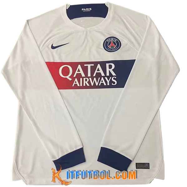 Camisetas De Futbol PSG Segunda Manga Largas 2023/2024