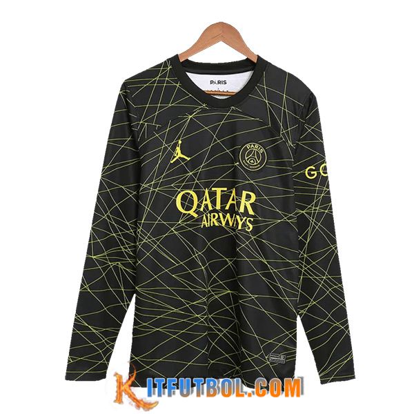 Camisetas De Futbol PSG Tercera Manga Largas 2023/2024