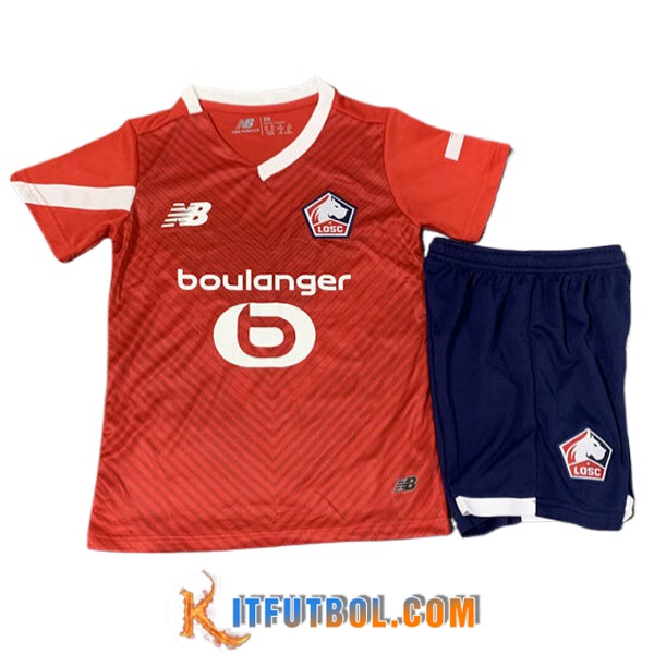 Camisetas De Futbol Lille LOSC Ninos Primera 2023/2024