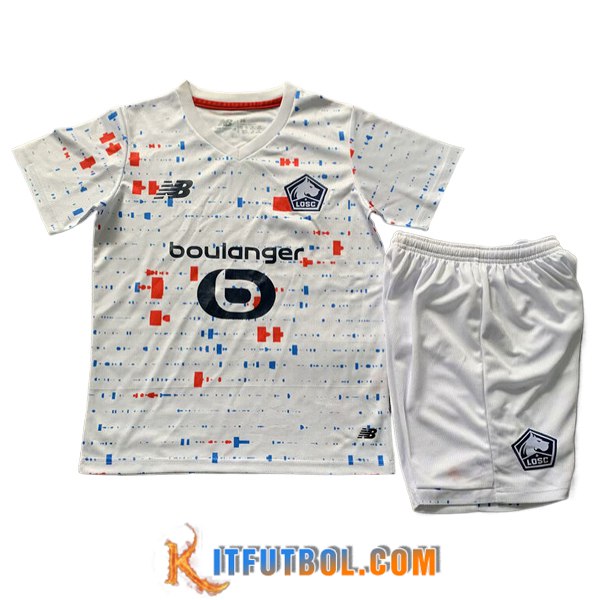 Camisetas De Futbol Lille LOSC Ninos Segunda 2023/2024
