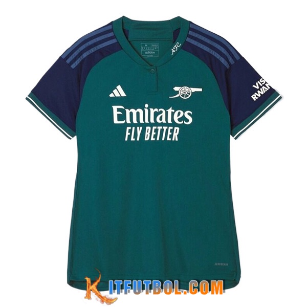 Camisetas De Futbol Arsenal Mujer Tercera 2023/2024