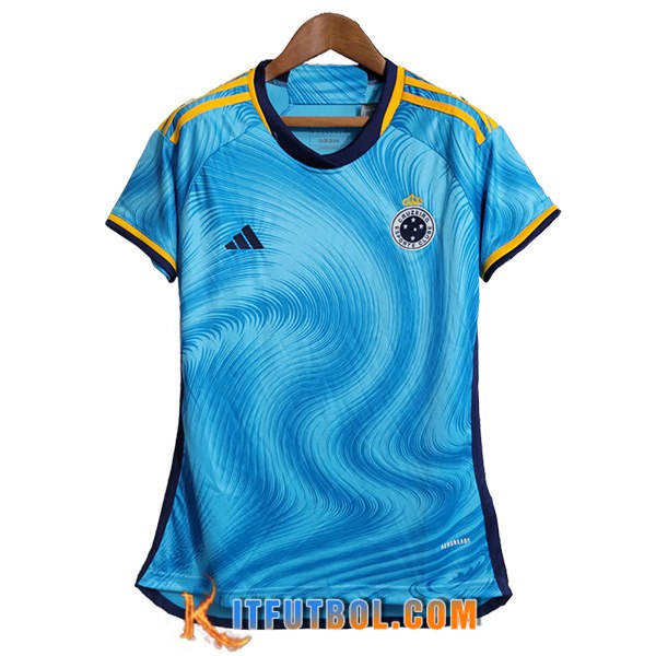 Camisetas De Futbol Cruzeiro Mujer Tercera 2023/2024