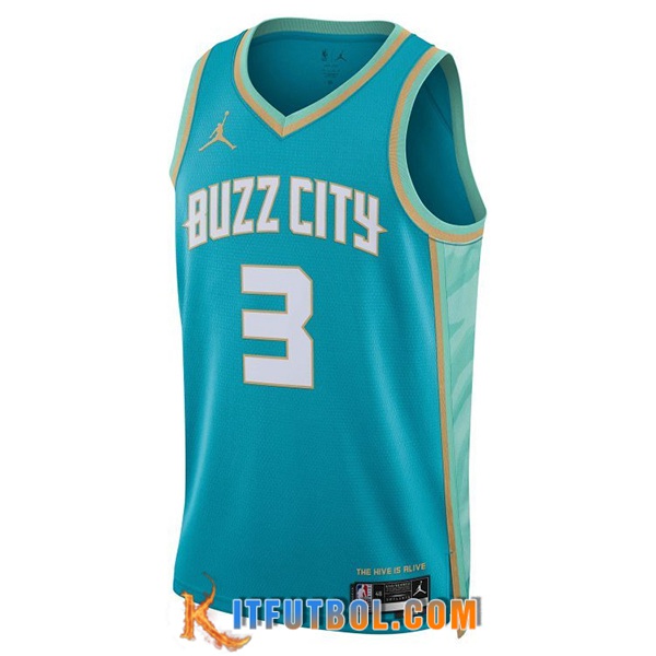Camisetas De Futbol Charlotte Hornets (ROZIER III #3) 2023/24 Azul