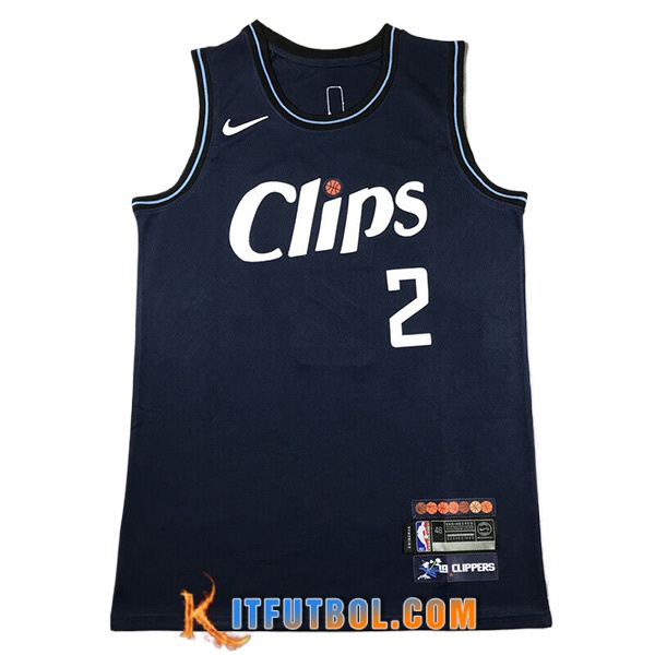 Camisetas De Futbol Los Angeles Clippers (LEONARO #2) 2023/24 Negro -02