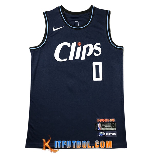 Camisetas De Futbol Los Angeles Clippers (WESTBROOK #0) 2023/24 Negro -03