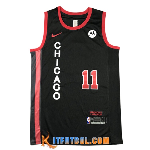 Camisetas De Futbol Chicago Bulls (DEROZAN #11) 2023/24 Negro/Rojo