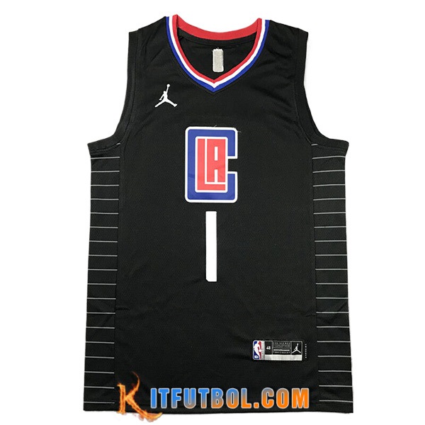 Camisetas De Futbol Los Angeles Clippers (HARDEN #1) 2023/24 Negro -02