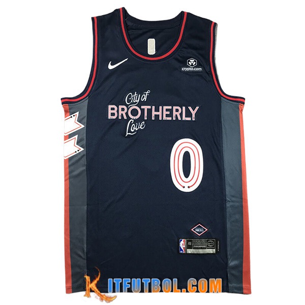 Camisetas De Futbol Philadelphia 76ers (MAXEY #0) 2023/24 Negro