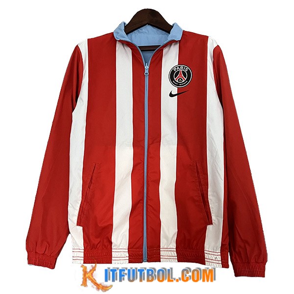 Rompevientos PSG Blanco/Rojo 2023/2024