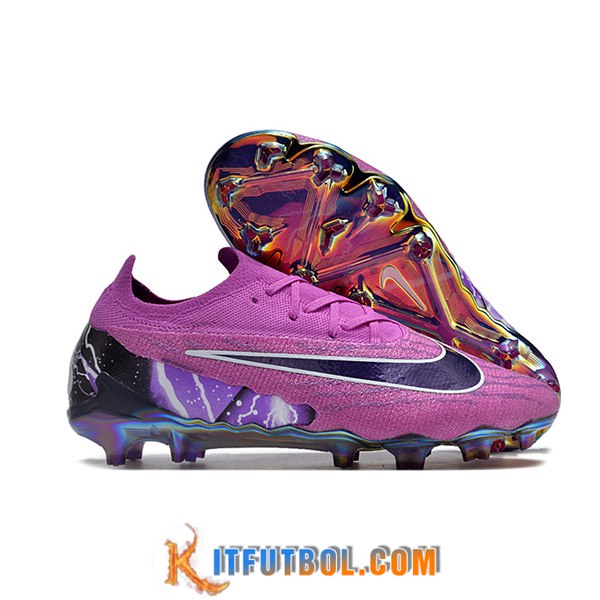 Nike Botas De Fútbol Phantom GX Elite FG Negro/Violeta