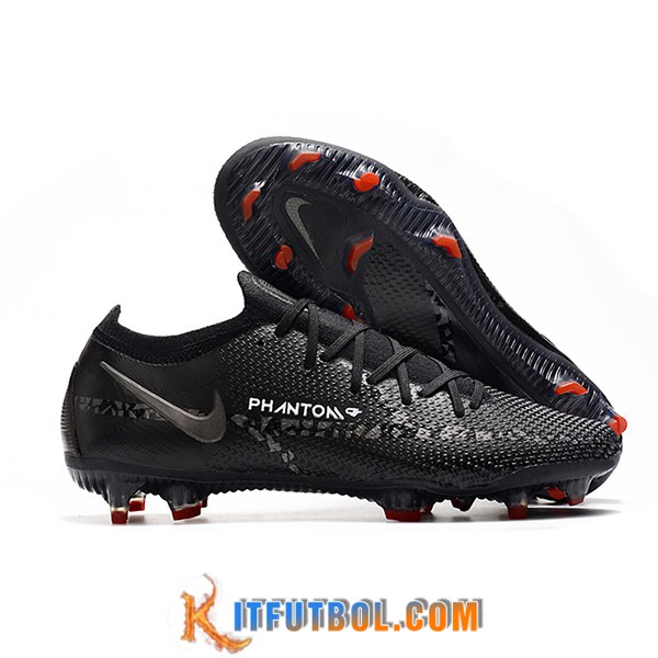 Nike Botas De Fútbol Phantom GT2 Elite FG Negro -02