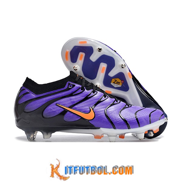 Nike Botas De Fútbol Air Zoom Mercurial Vapor XV Elite SG Negro/Violeta