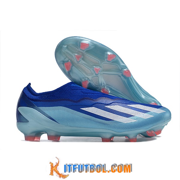 Adidas Botas De Fútbol X CRAZYFAST.1 LL FG Azul/Blanco -03