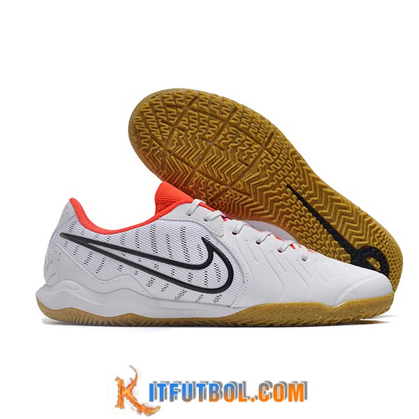 Nike Botas De Fútbol Legend 10 Academy IC Blanco/Rojo