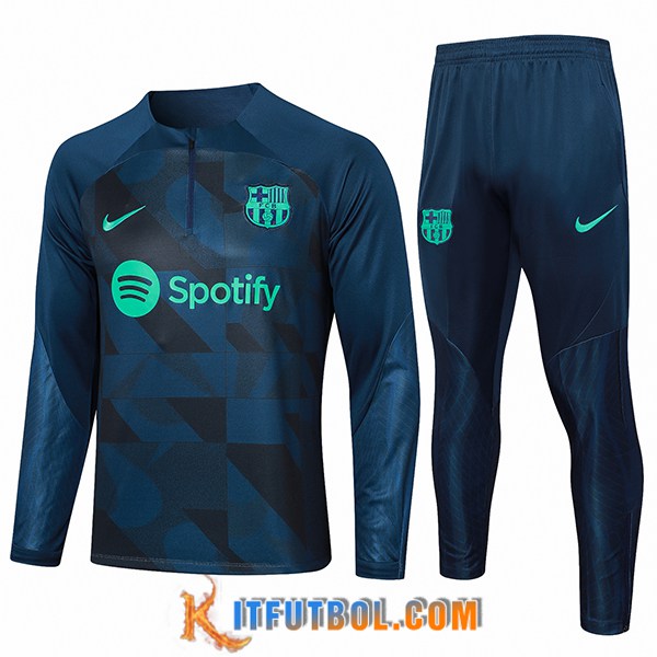 Chandal Equipos De Futbol FC Barcelona Azul/Verde 2023/2024