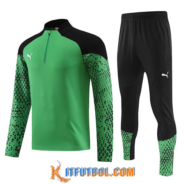 Chandal Equipos De Futbol PUMA Verde/Negro 2023/2024