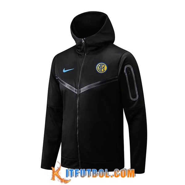 Chaqueta Con Capucha Inter Milan Negro 2023/2024