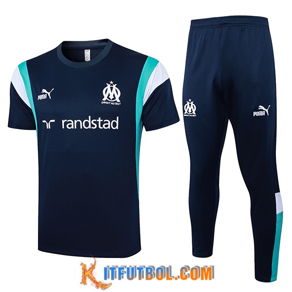 Camiseta Polo Marsella Azul Oscuro 2023/2024