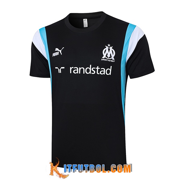 Camiseta Polo Marsella Negro 2023/2024 -02