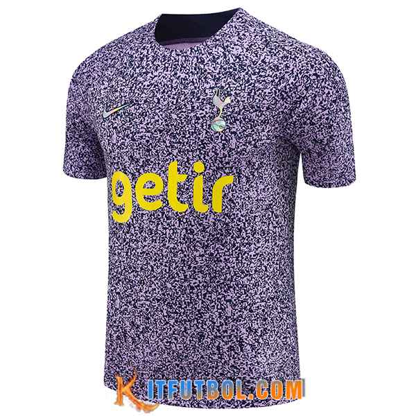 Camiseta Entrenamiento Tottenham Hotspur Violeta/Azul 2023/2024