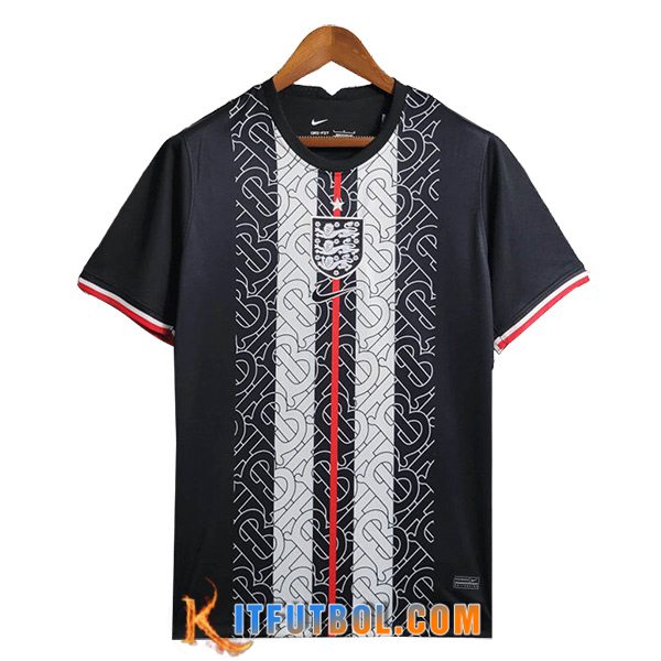 Camiseta Entrenamiento Inglaterra Negro/Blanco 2023/2024