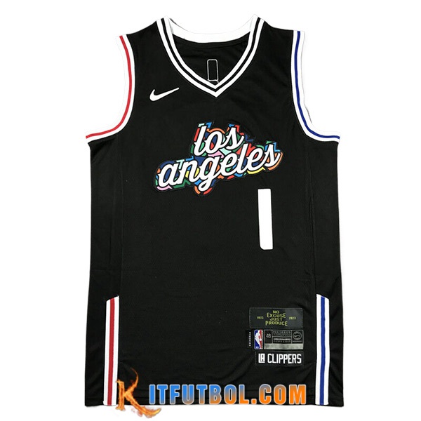 Camisetas De Futbol Los Angeles Clippers (HARDEN #1) 2023/24 Negro/Blanco