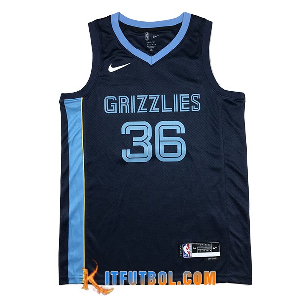 Camisetas De Futbol Memphis Grizzlies (SMART #36) 2023/24 Azul Oscuro