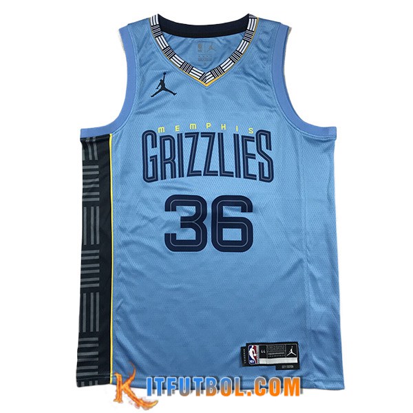 Camisetas De Futbol Memphis Grizzlies (SMART #36) 2023/24 Azul