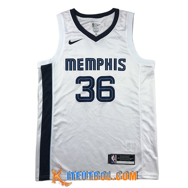 Camisetas De Futbol Memphis Grizzlies (SMART #36) 2023/24 Blanco