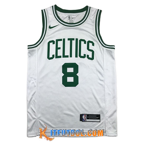 Camisetas De Futbol Boston Celtics (PORZINGIS #8) 2023/24 Blanco/Verde