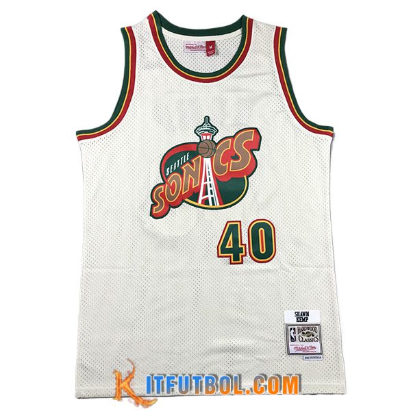 Camisetas De Futbol Oklahoma City Thunder (KEMP #40) 2023/24 Blanco/Verde