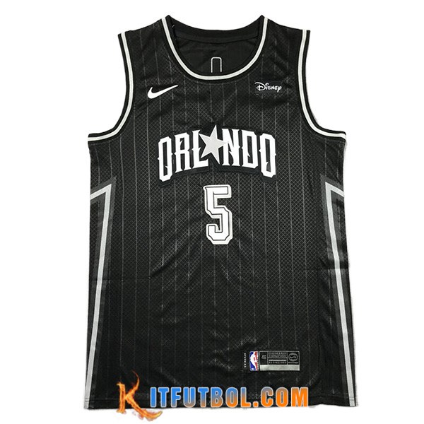 Camisetas De Futbol Orlando Magic (BANCHERO #5) 2023/24 Negro