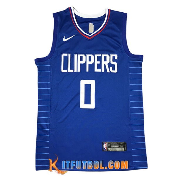 Camisetas De Futbol Los Angeles Clippers (WESTBROOK #0) 2023/24 Azul -02