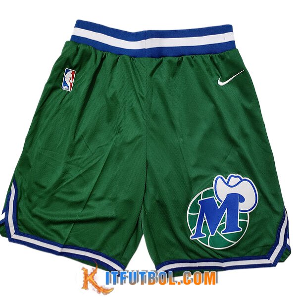 Cortos NBA Dallas Mavericks 2023/24 Verde