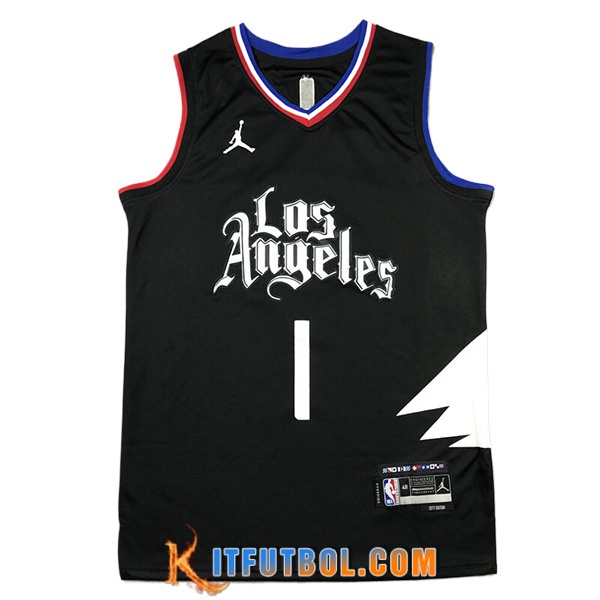 Camisetas De Futbol Los Angeles Clippers (HARDEN #1) 2023/24 Negro -04