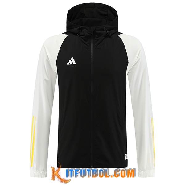 Rompevientos Adidas Negro/Blanco 2023/2024