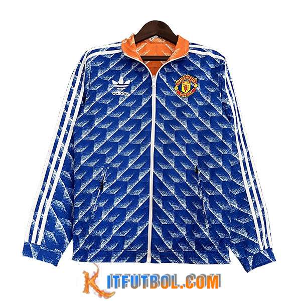 Rompevientos Manchester United Azul/Blanco 2023/2024