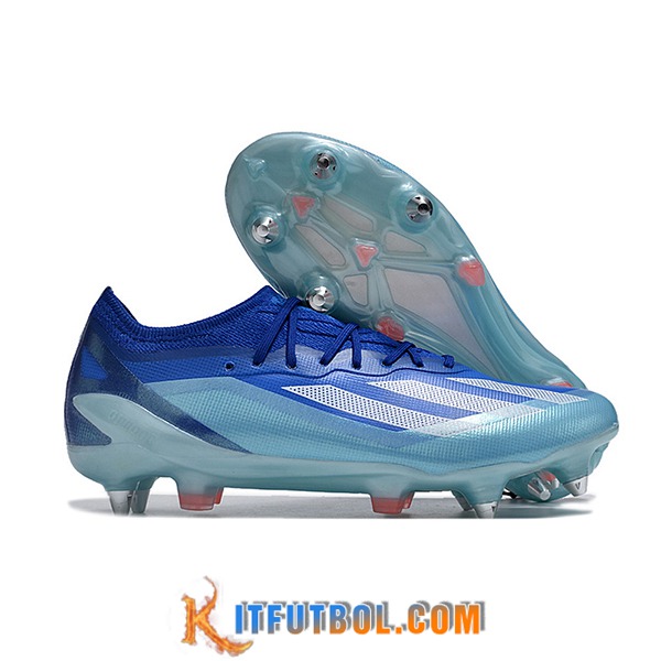 Adidas Botas De Fútbol X Crazyfast1 SG Azul/Blanco