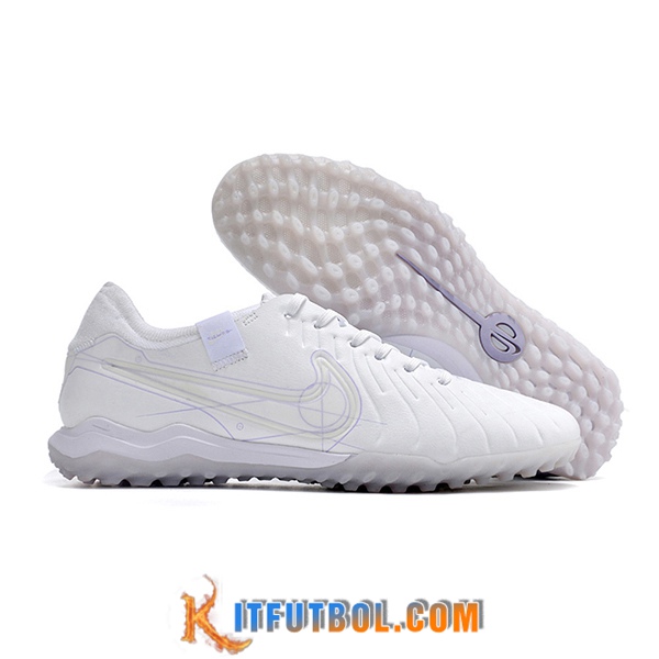 Nike Botas De Fútbol Tiempo Legend X PRO TF Blanco