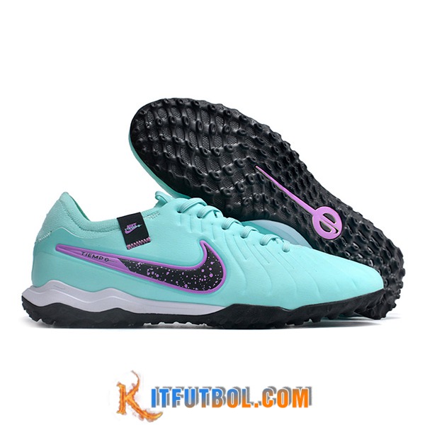 Nike Botas De Fútbol Tiempo Legend X PRO TF Azul/Negro/Violeta