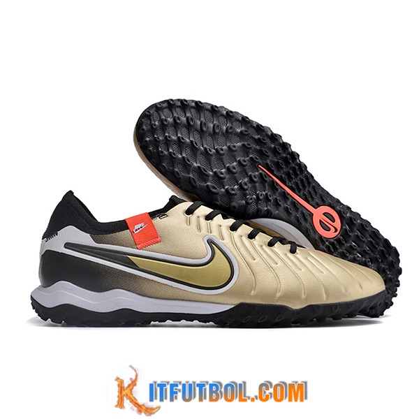Nike Botas De Fútbol Tiempo Legend X PRO TF Amarillo/Negro/Blanco