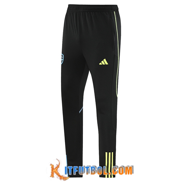 Pantalon Entrenamiento Arsenal Negro/Verde 2023/2024