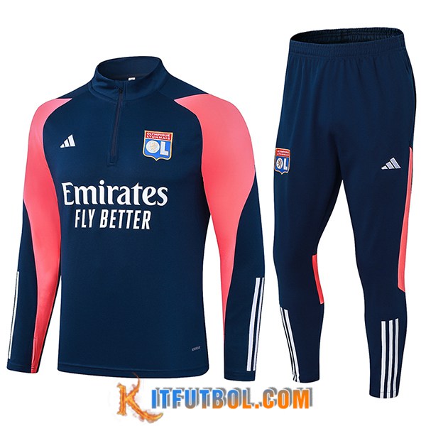 Chandal Equipos De Futbol lyon Azul/Rosa 2023/2024