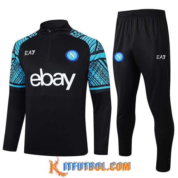 Chandal Equipos De Futbol SSC Napoli Azul/Negro 2023/2024