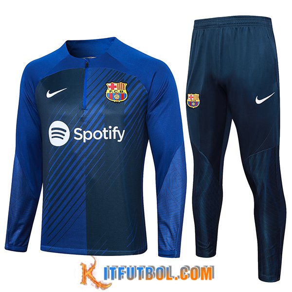 Chandal Equipos De Futbol FC Barcelona Blanco/Negro 2023/2024