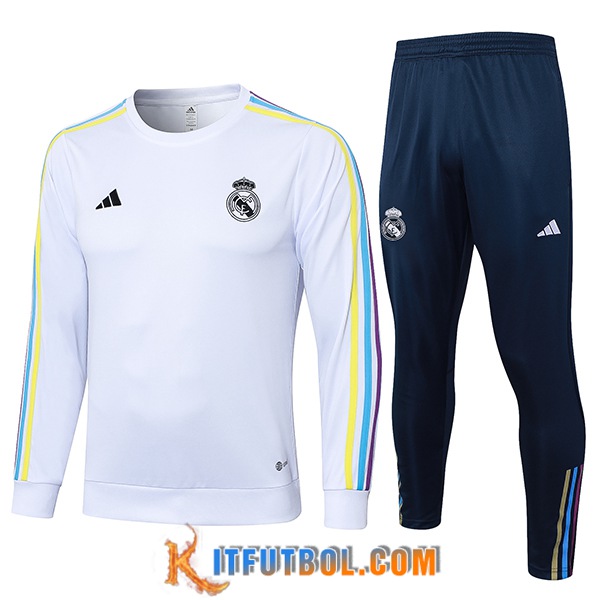 Chandal Equipos De Futbol Real Madrid Blanco/Negro 2023/2024