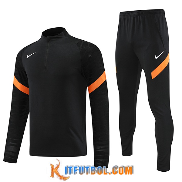 Chandal Equipos De Futbol Nike Negro/Naranja 2023/2024